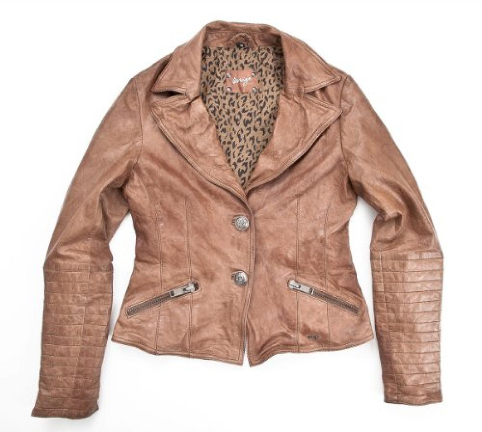 MAZE Lederjacke, Damen Exeter (beige/sand) 