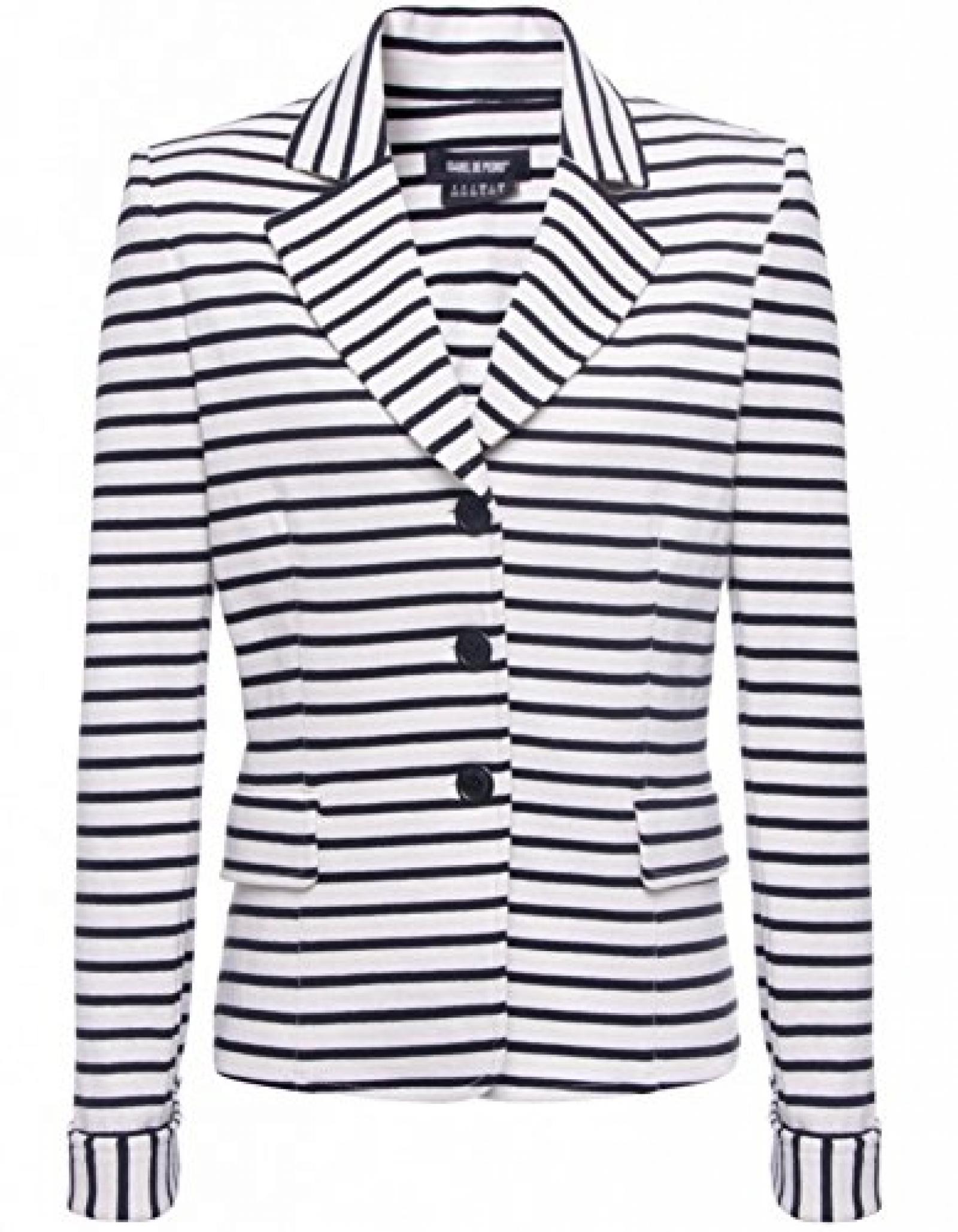 Isabel De Pedro Stripe Jacket BLK/wht Isabel De Pedro Stripe Jacket BLK/wht