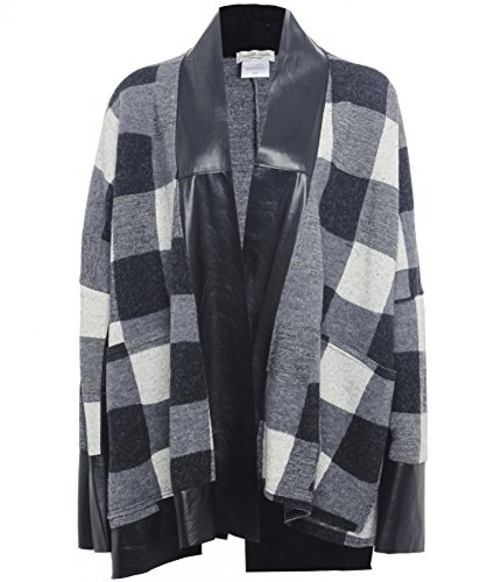 Ivan Grundahl Hua Lederjacke Trim Grau Ivan Grundahl Hua Lederjacke Trim Grau