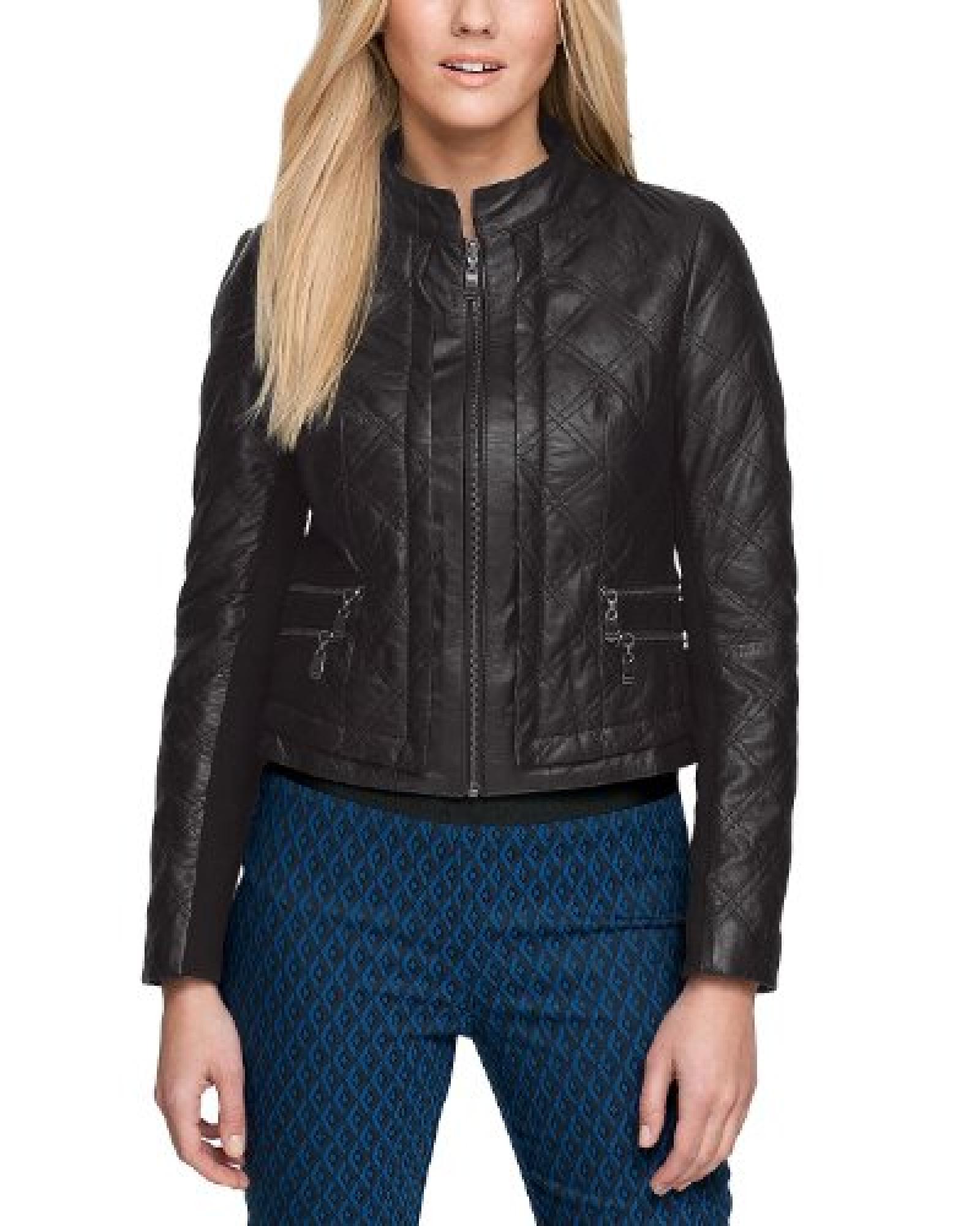 Comma Damen Lederjacke 89.311.51.2682 OUTDOOR-JACKE Regular Fit Comma Damen Lederjacke 89.311.51.2682 OUTDOOR-JACKE Regular Fit