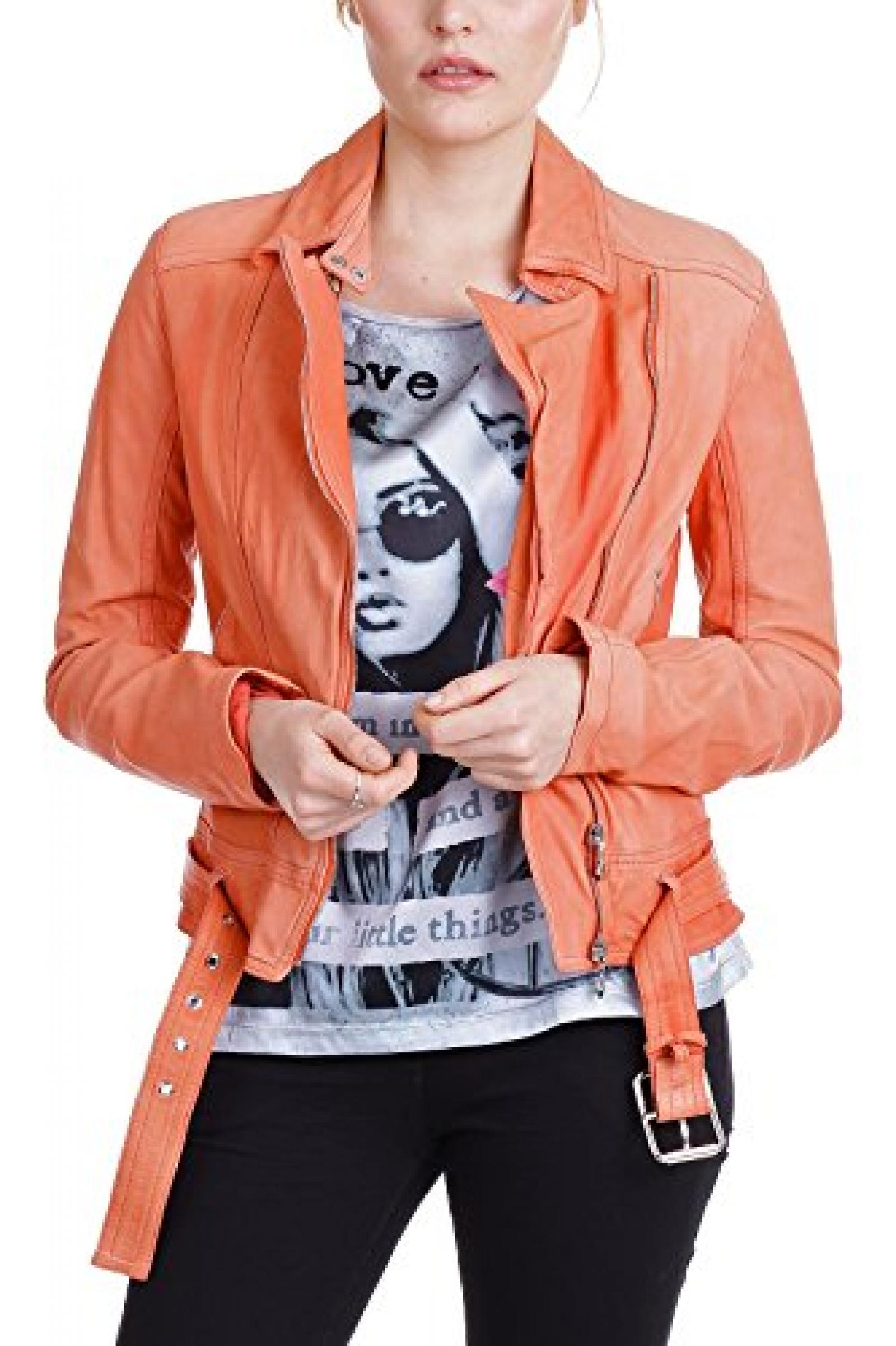 Patrizia Pepe Damen Lederjacke 2L0459/AB53 aus Lammleder Patrizia Pepe Damen Lederjacke 2L0459/AB53 aus Lammleder