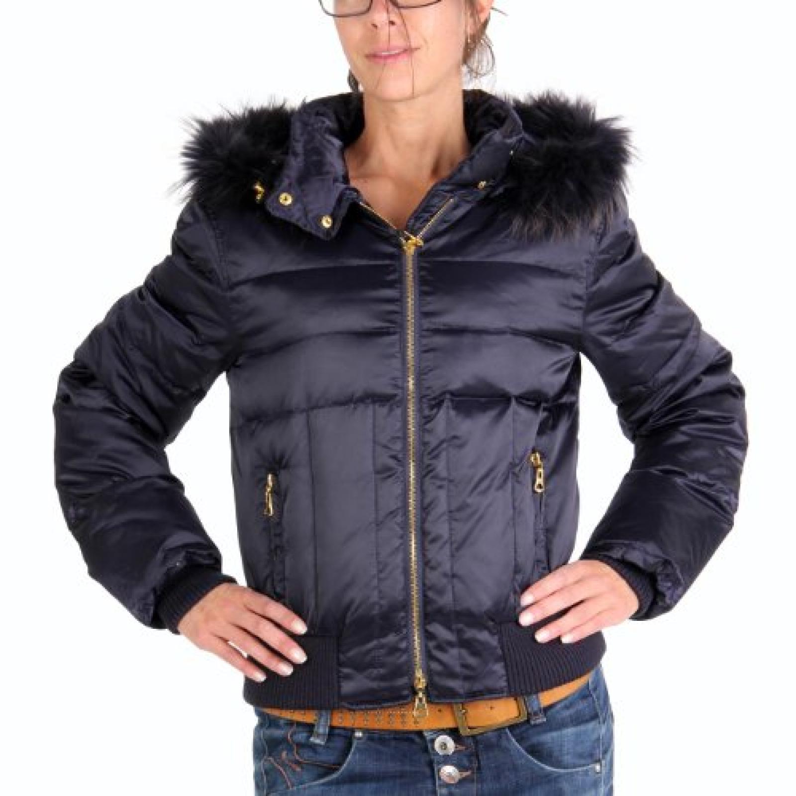 RELISH Damen Winterjacke Piumino Generico Dark Blue RELISH Damen Winterjacke Piumino Generico Dark Blue