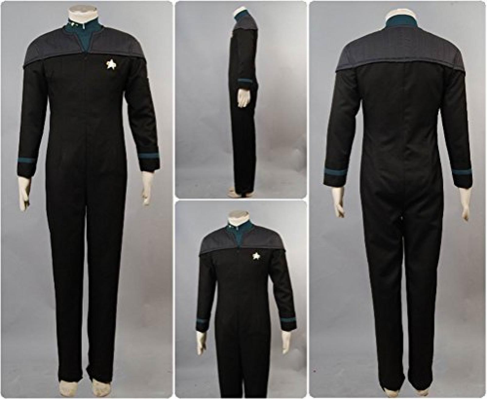 Star Trek The Next Generation Deanna Troi Jumpsuit Uniform Cosplay Kostuem 