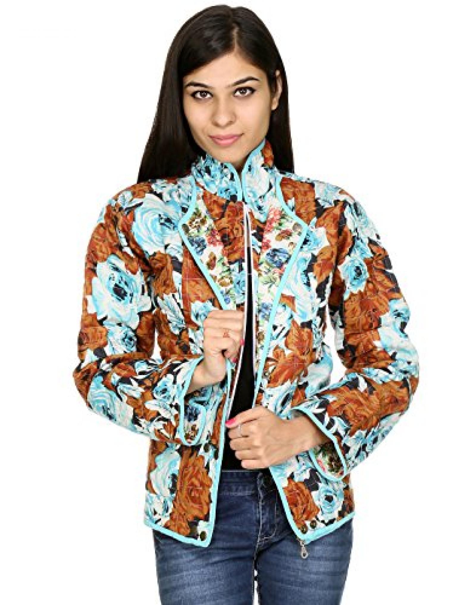 Handcrafted Maschinen Reversible gesteppte Baumwolle Damen Jacke Gr&ouml;&szlig;e XXL 