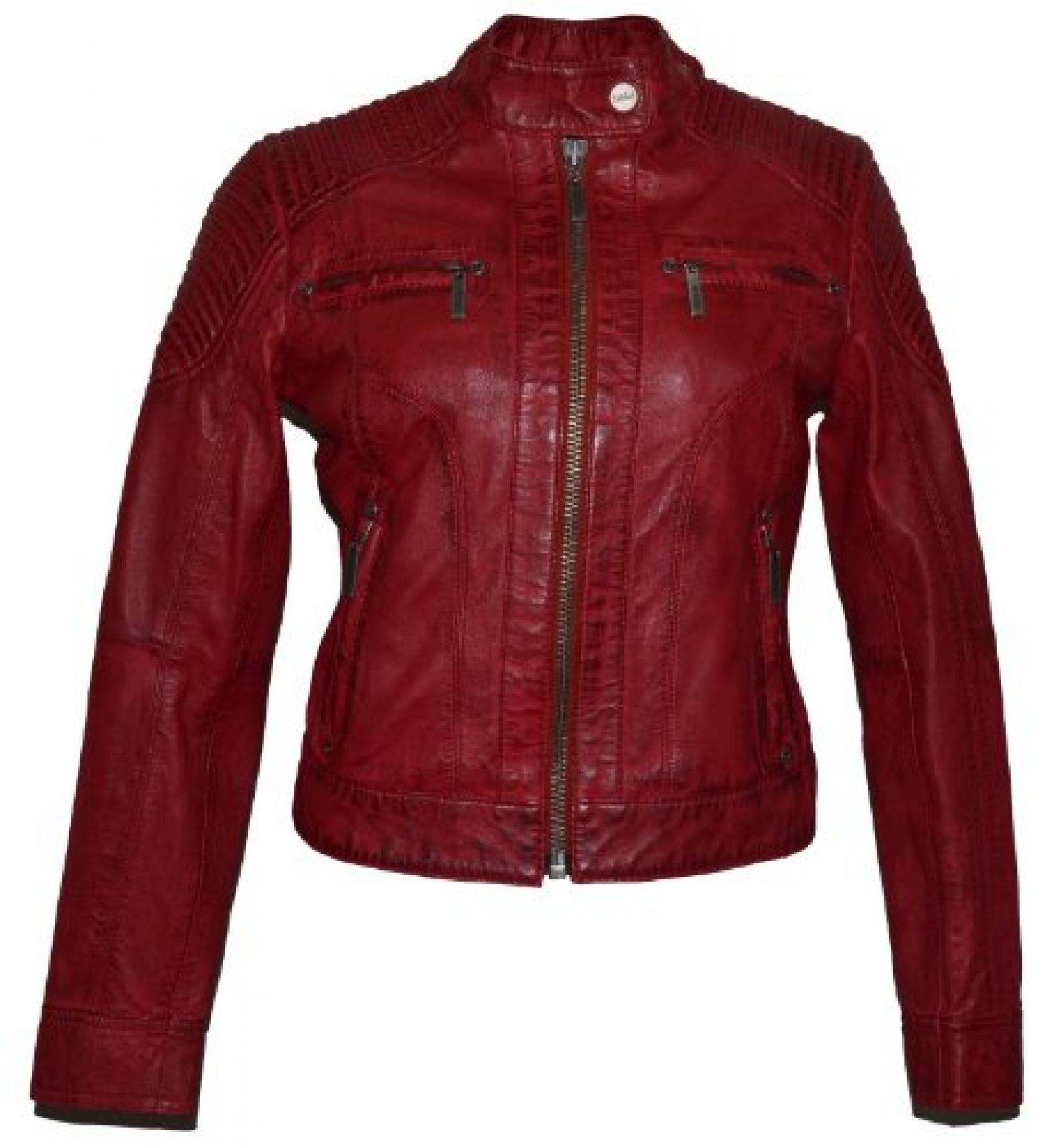 Lederjacke Doris 2 rot Lederjacke Doris 2 rot