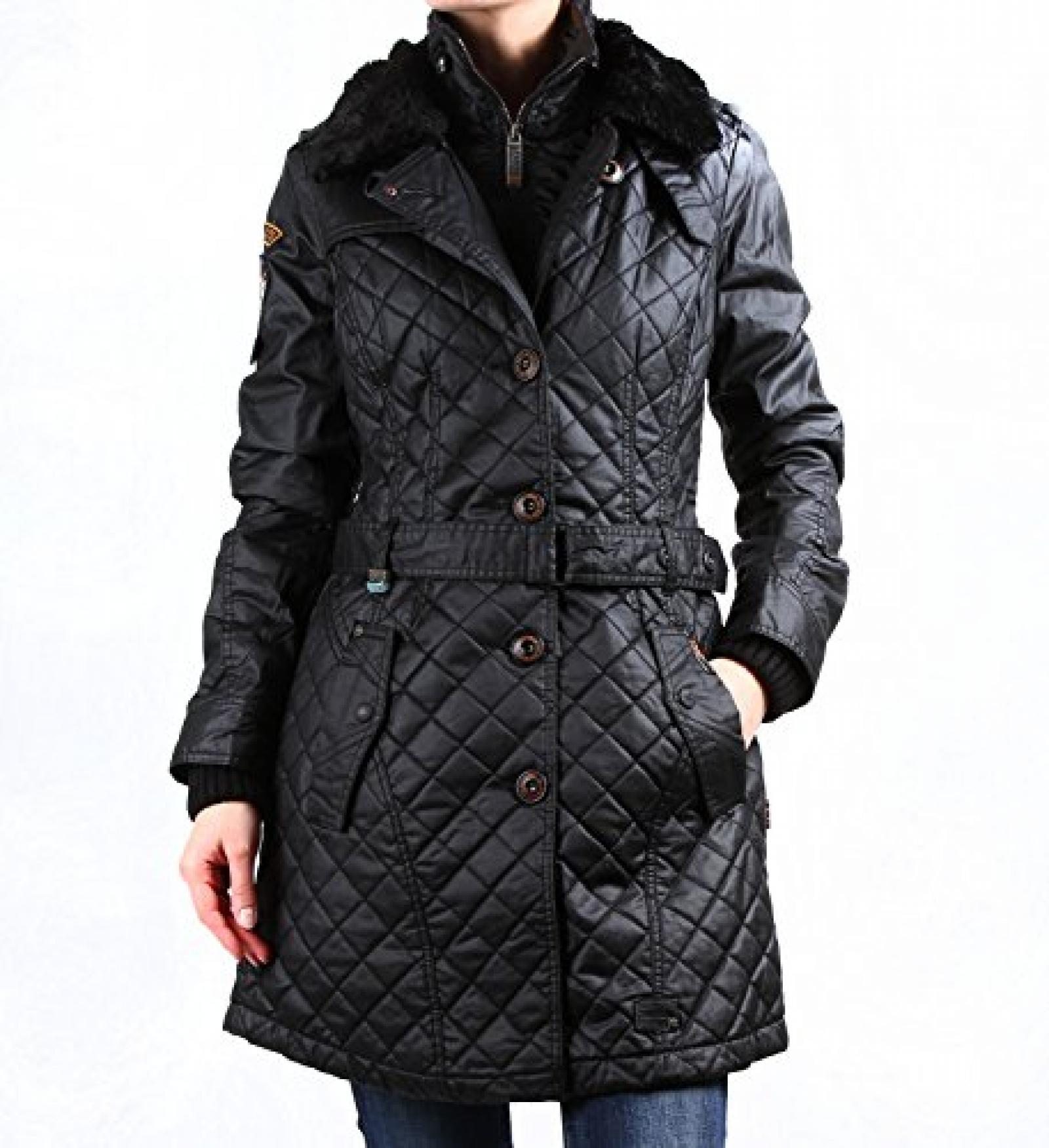 Khujo Damen Mantel Merve with inner Jacket Khujo Damen Mantel Merve with inner Jacket