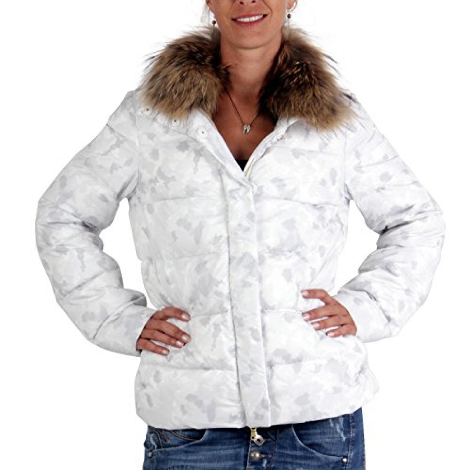 PEUTEREY Damen Winter Daunenjacke Broadway Camouflage White 0966 PEUTEREY Damen Winter Daunenjacke Broadway Camouflage White 0966