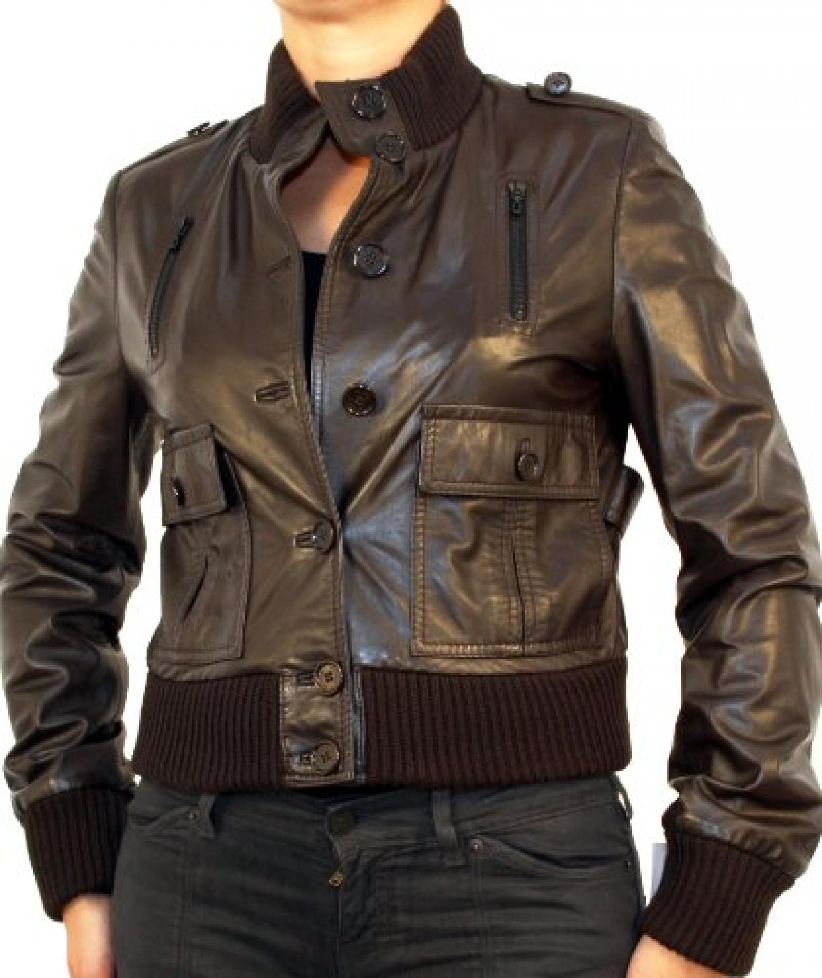 ST.EMIL Damen Lederjacke, kurz, Gr.34/XS, 36/S, 38/M, 40/L, braun, schwarz, neu! ST.EMIL Damen Lederjacke, kurz, Gr.34/XS, 36/S, 38/M, 40/L, braun, schwarz, neu!