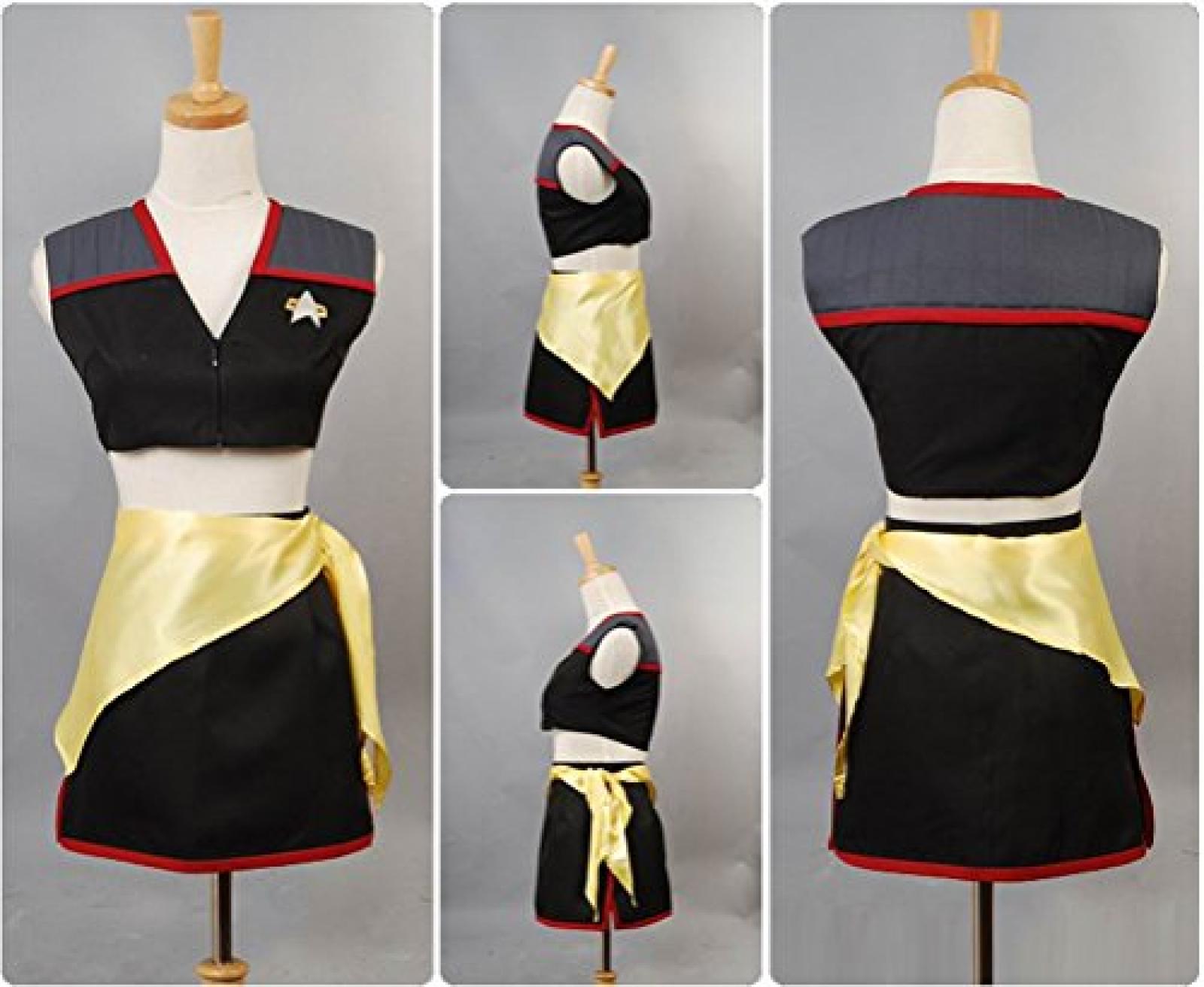 Star Trek Mirror Mirror Female Uniform Cosplay Kostuem Star Trek Mirror Mirror Female Uniform Cosplay Kostuem