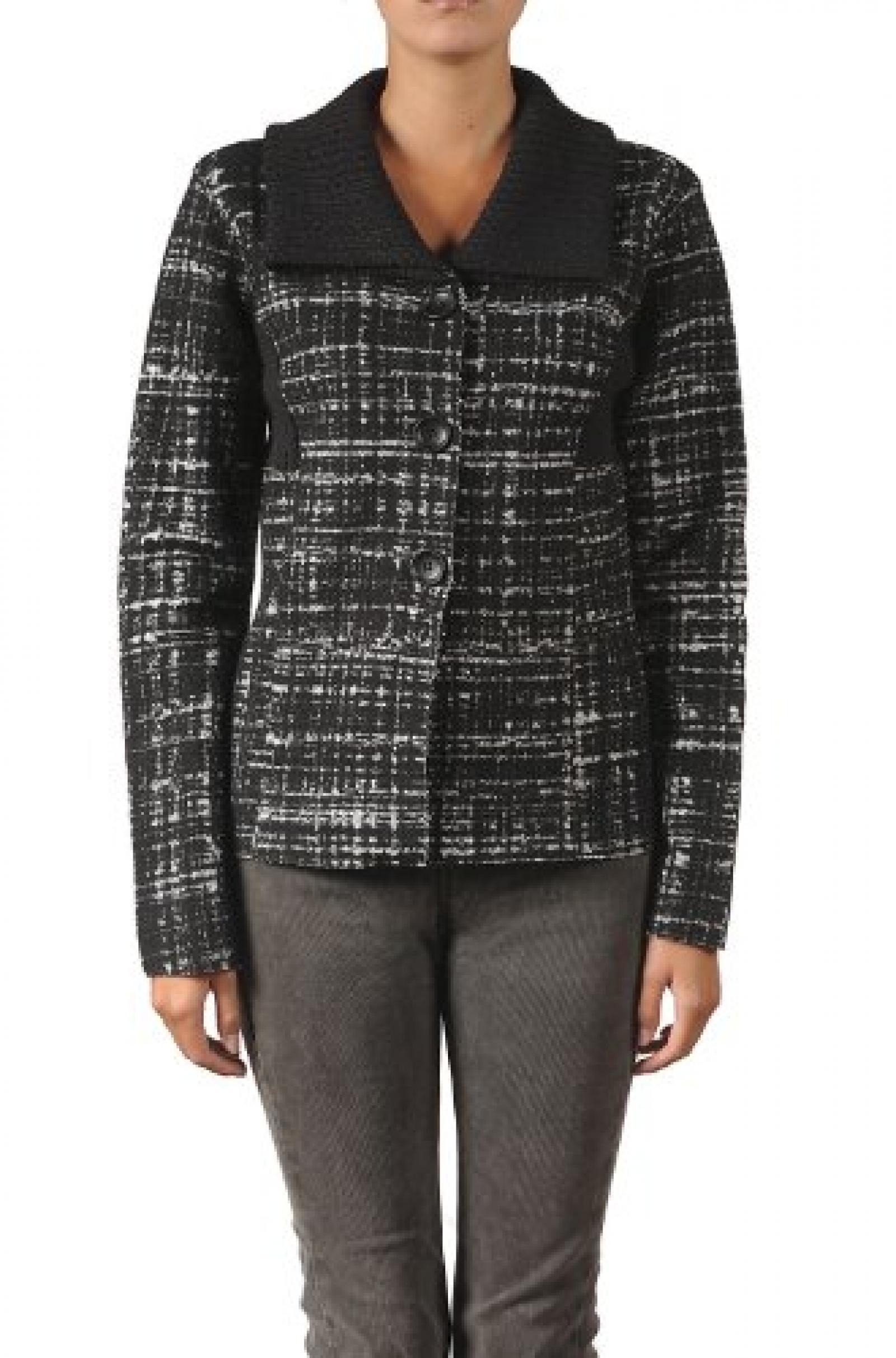 KUNA Damen Alpakajacke KAROL Wolljacke &Uuml;bergangsjacke 