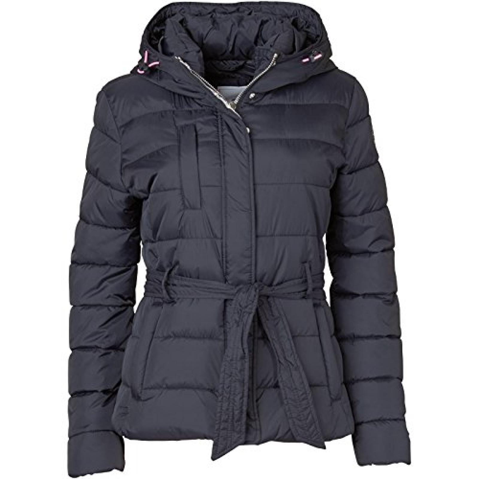 Schwarz/Pink Crosshatch Damen Puffa Girl Jacke Schwarz Schwarz/Pink Crosshatch Damen Puffa Girl Jacke Schwarz