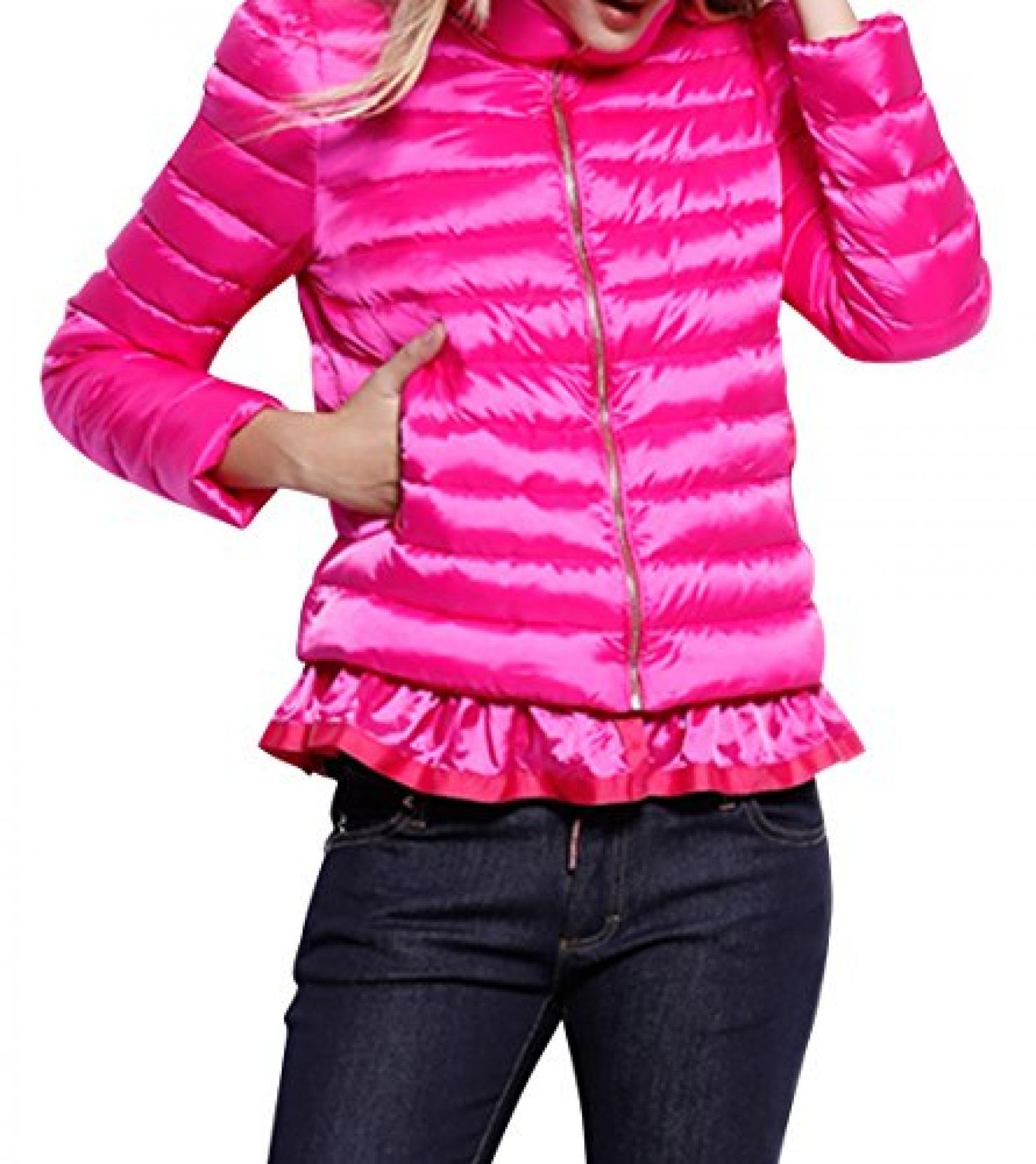HD Damen Daunenjacke Leicht Winterjacke Steppjacke Kurz Slim Fit Leicht Gl&auml;nzend 