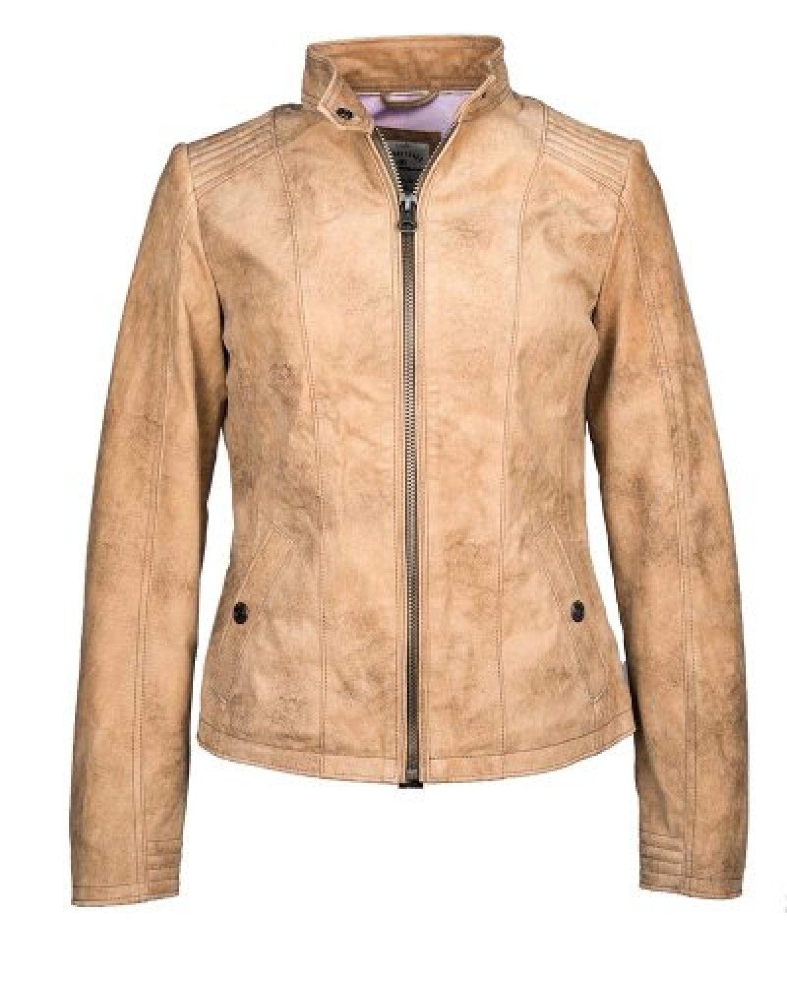 Tom Tailor Lederjacke, Damen W14-13 (Sand) Tom Tailor Lederjacke, Damen W14-13 (Sand)
