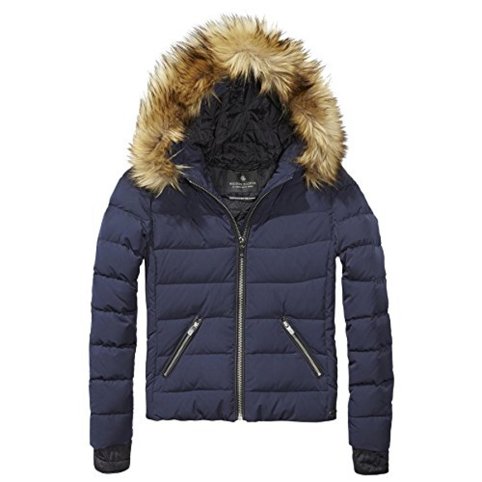 MAISON SCOTCH, Daunenjacke mit Kapuze Navy MAISON SCOTCH, Daunenjacke mit Kapuze Navy