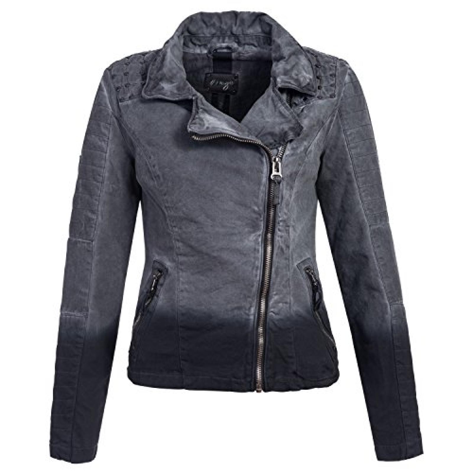 Maze Damen Übergangsjacke Übergangs Herbst Jacke Farbverlauf, Nieten MJ1-43-Caldas Maze Damen Übergangsjacke Übergangs Herbst Jacke Farbverlauf, Nieten MJ1-43-Caldas