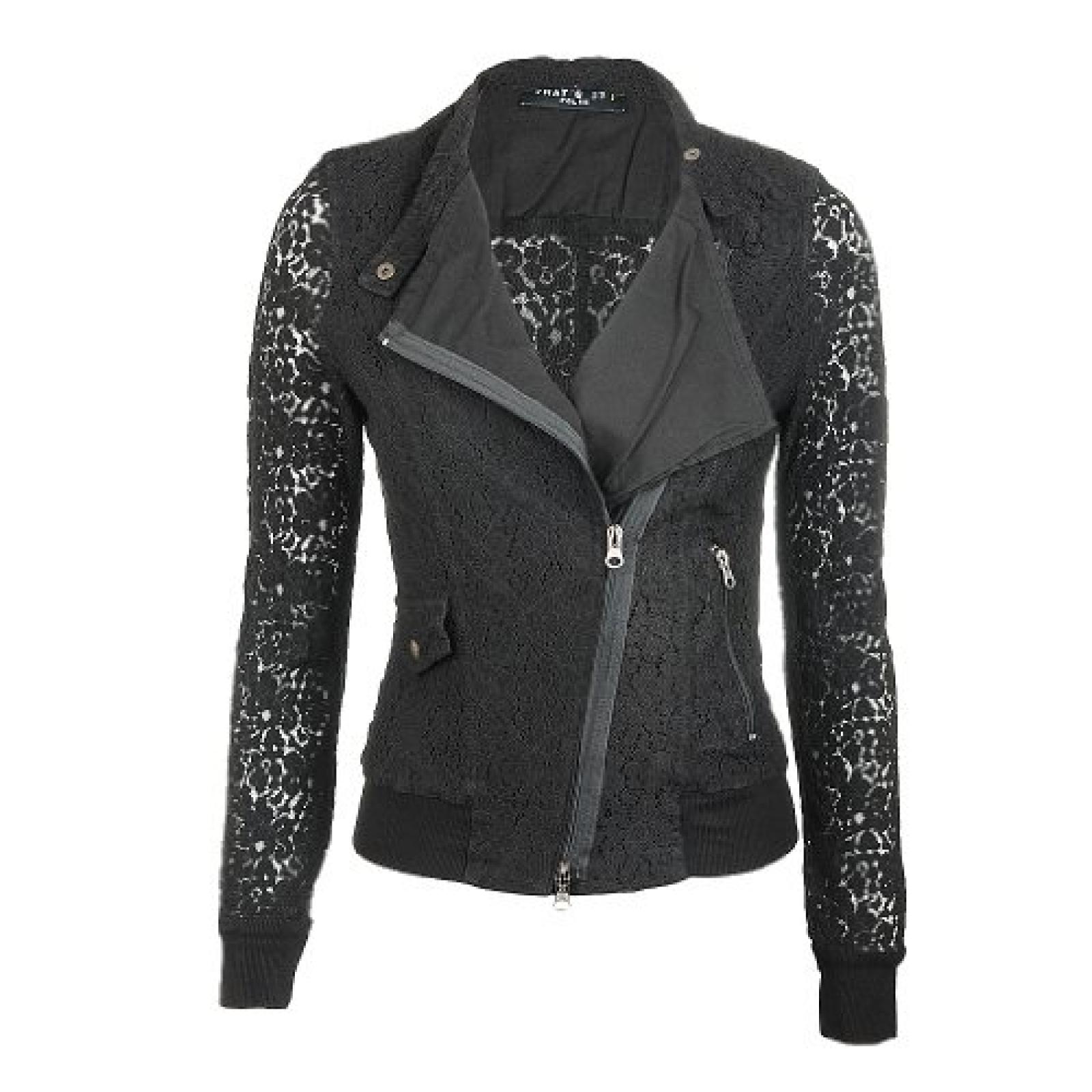 THATS IT Biker Jacke Stretch-Lace black Gr. S THATS IT Biker Jacke Stretch-Lace black Gr. S