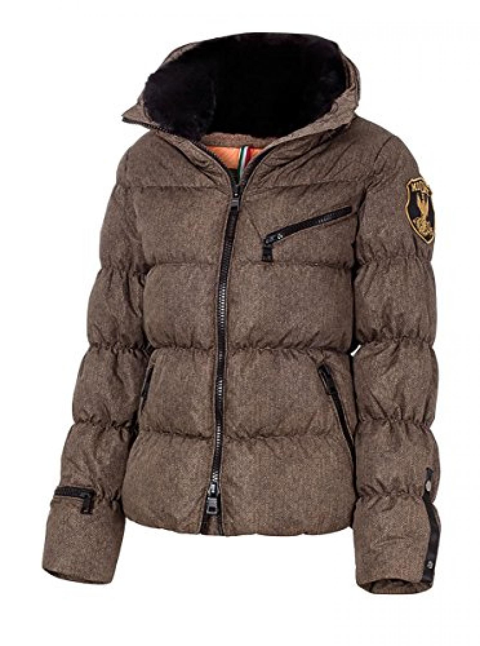 ELEVEN ELFS Damen Kurzjacke, Apr&eacute;s Ski, Herring-Bone 