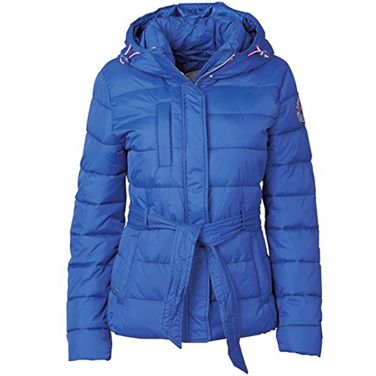Blau Crosshatch Damen Puffa Girl Jacke Blau Blau Crosshatch Damen Puffa Girl Jacke Blau