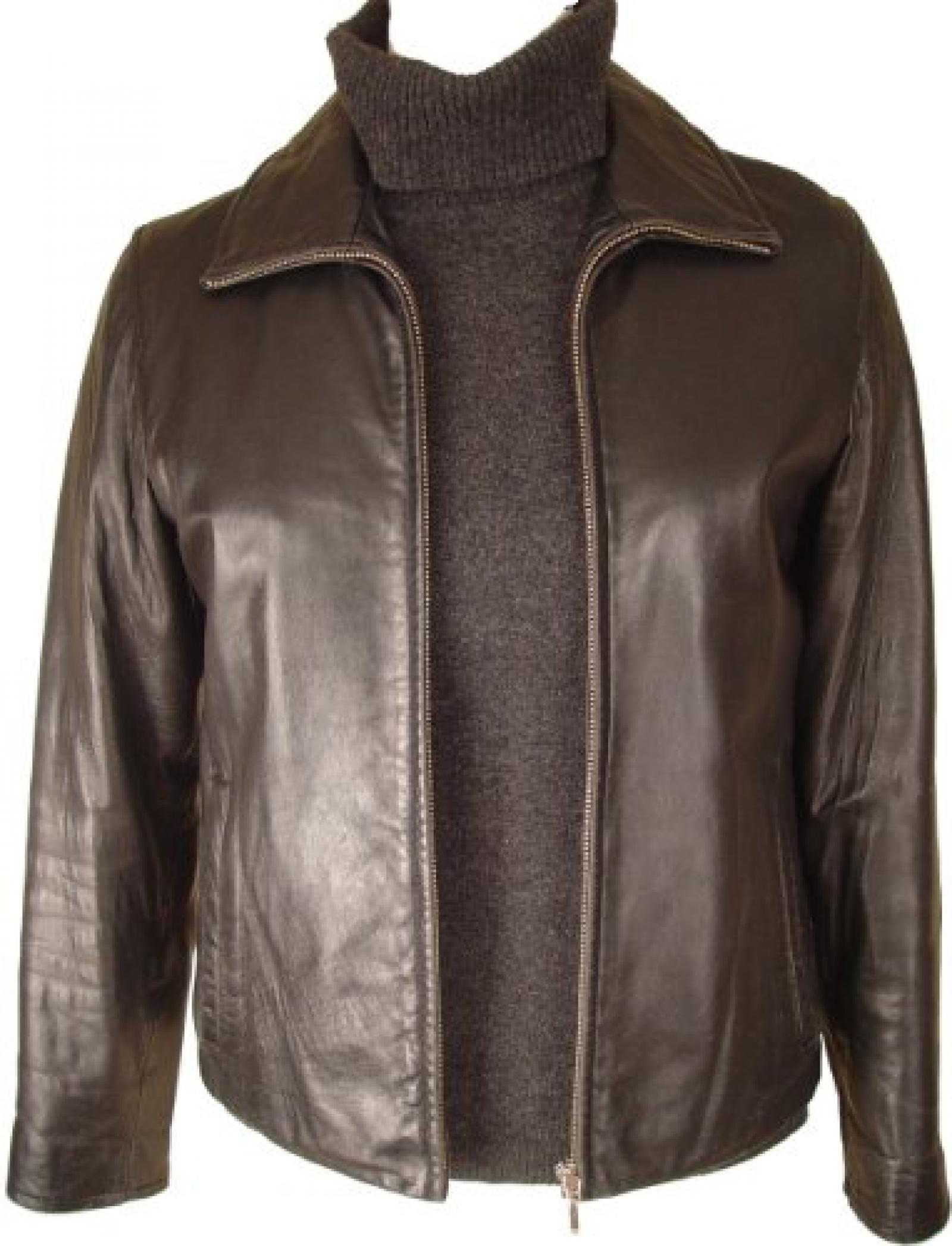 Paccilo FREE tailoring Womens 4016 Lamb Scuber Leather Jacket 