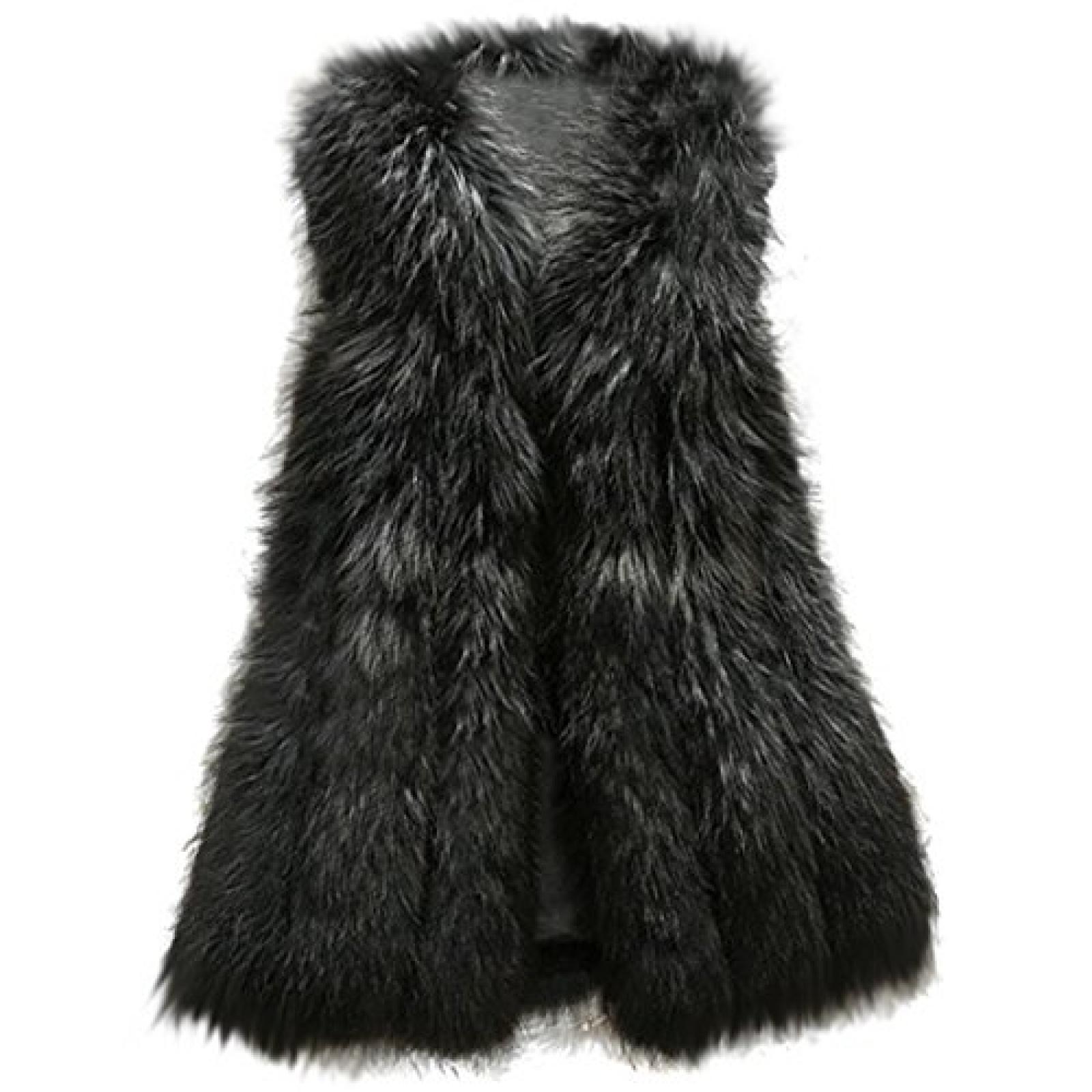Imixlot collection Damen Winter Luxus Fell Pelz Waschb?r Weste Jacke Imixlot collection Damen Winter Luxus Fell Pelz Waschb?r Weste Jacke
